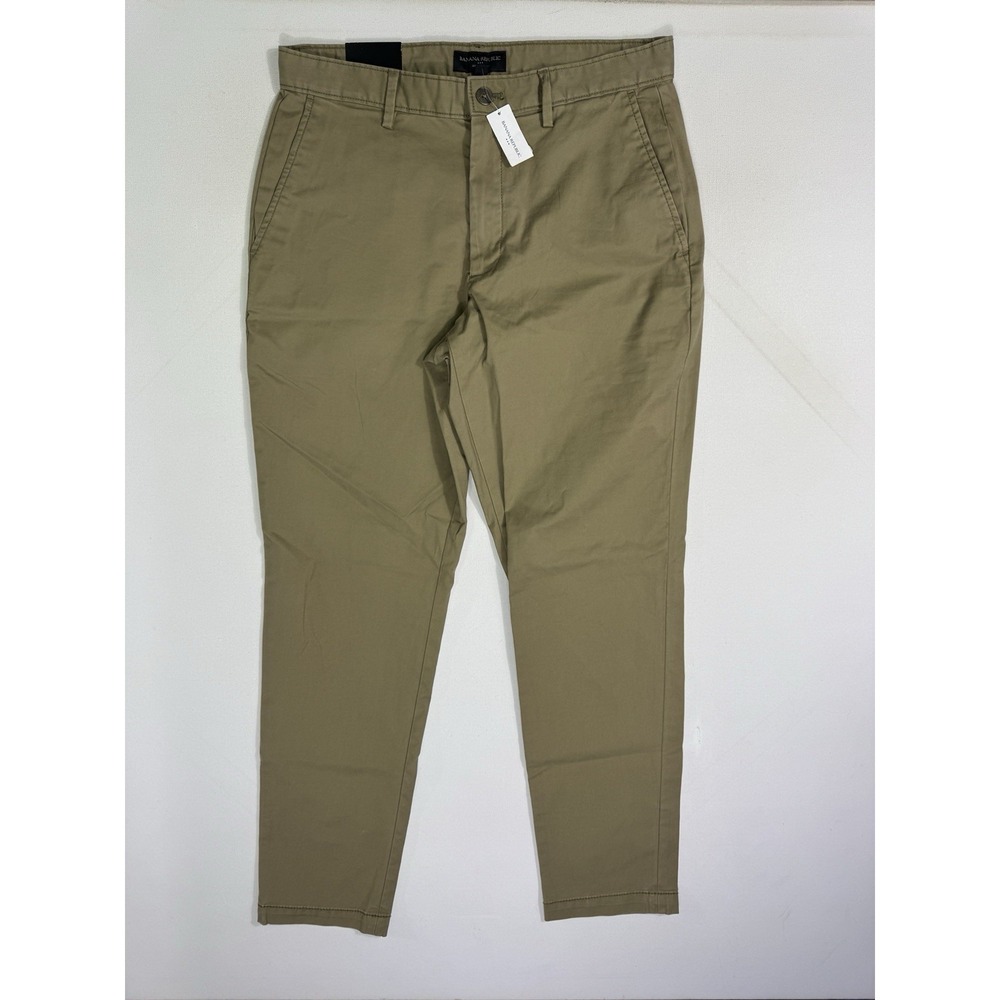 Banana Republic Athletic Fit Men's 31x32 (32x31) Acorn Lived-In NWT Minimalist